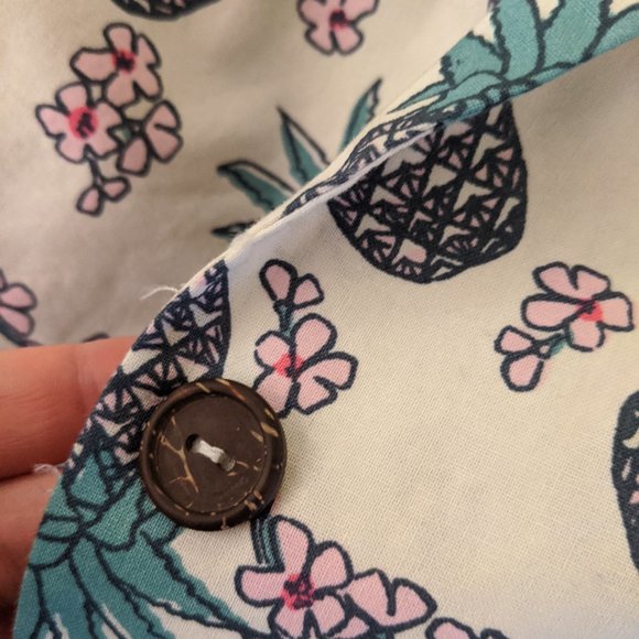 ModCloth Pineapple Print Cropped Blazer - Picture 4 of 6